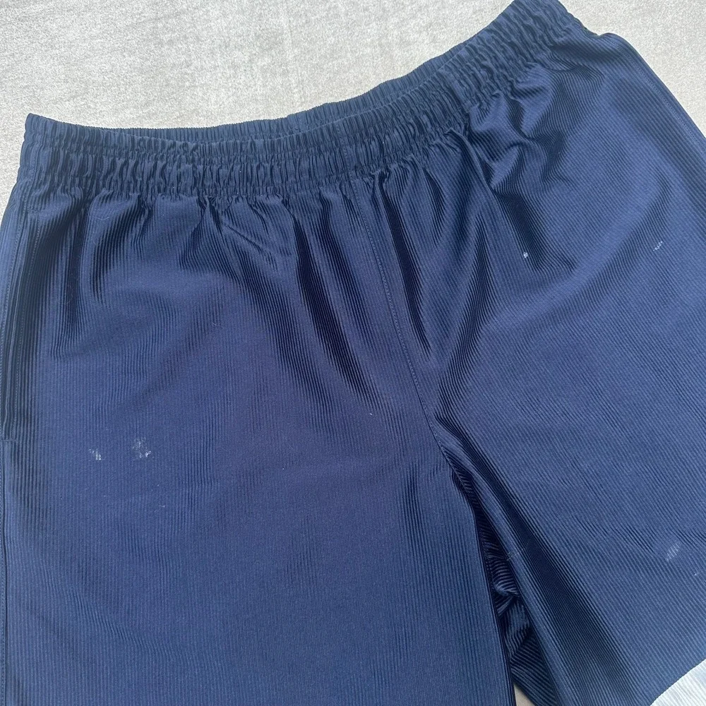Vintage Nike Basketball Shorts Men's Large Navy White Y2K Swoosh Athletic